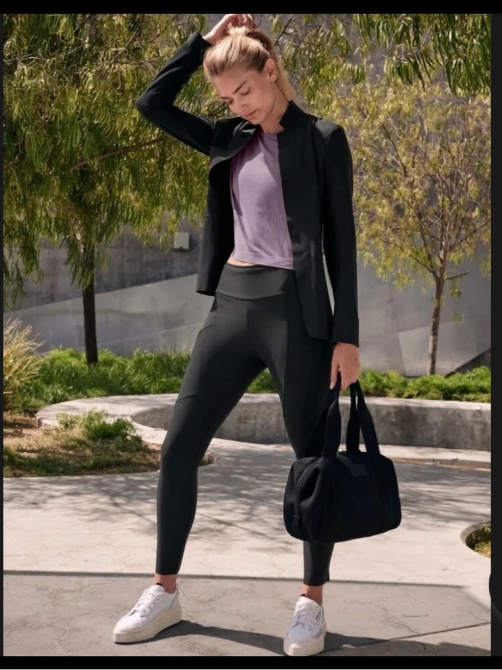 Athleta Black Stellar City Tight Pants Size 0